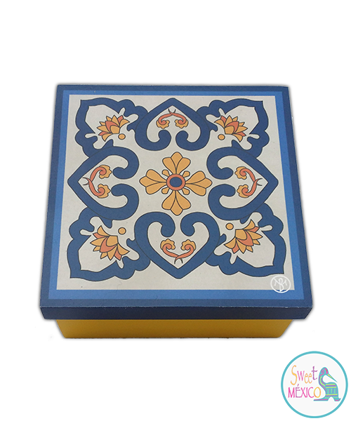 "Talavera" blanco-amarillo