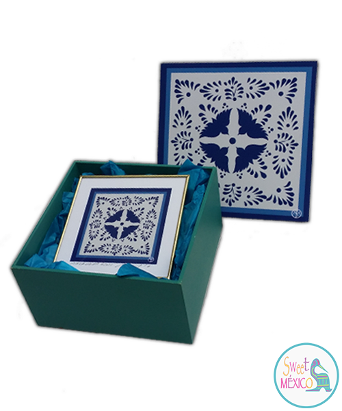 "Talavera" blanca con Cuadro