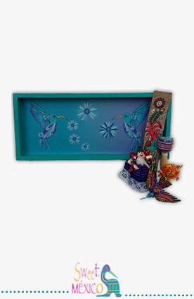 "Colibr&iacute;" (marco de madera)