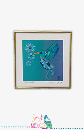 Cuadro "Colibr&iacute;" (cuadrado)