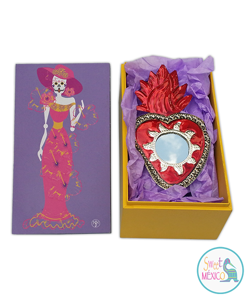"Catrina" con Artesan&iacute;a en lat&oacute;n