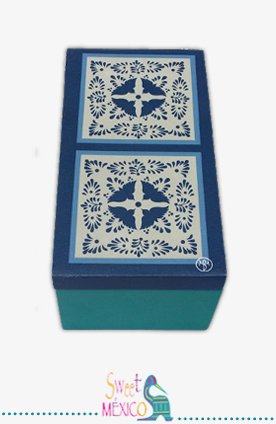 "Talavera" blanca (doble)